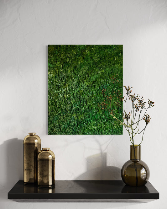 "Pine Green" - eļļas glezna, 50x60cm