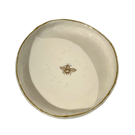 Keramikas šķīvis ar augstu maliņu - Bite, D21,5cm