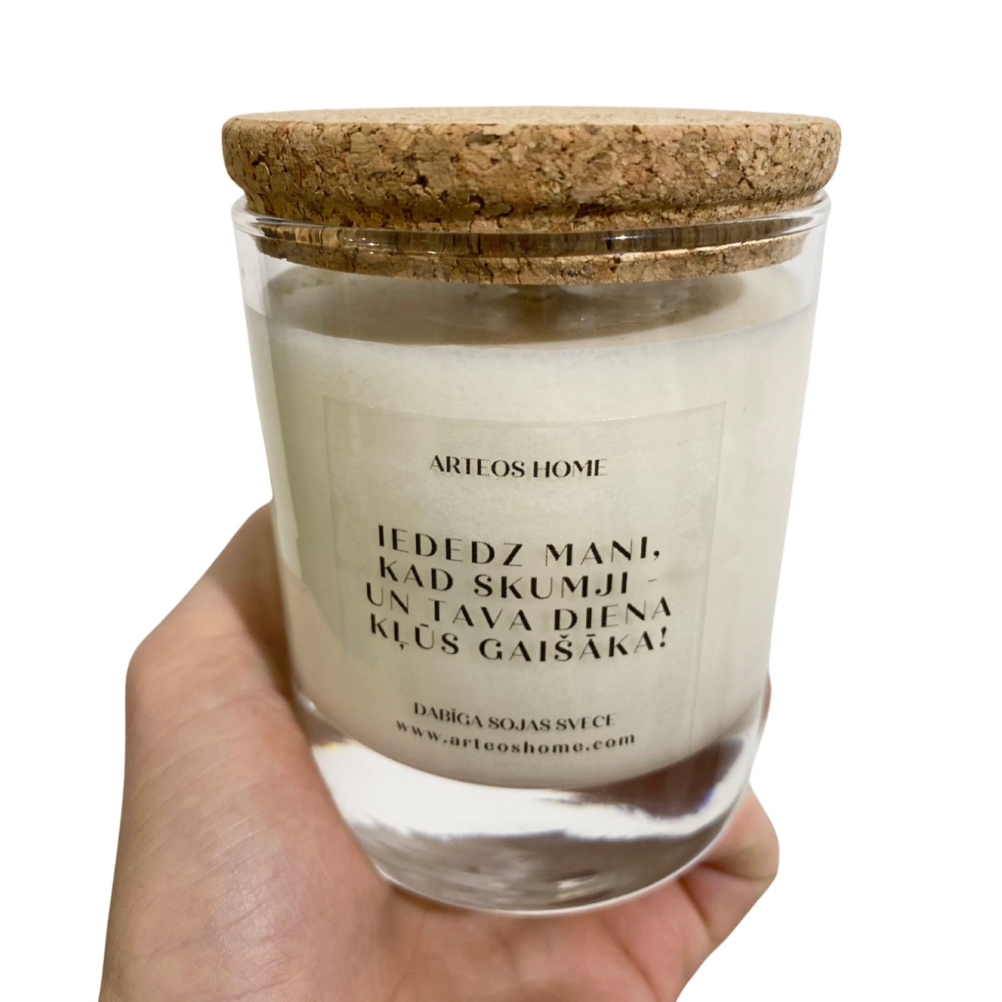 Eco soy candle - When sad