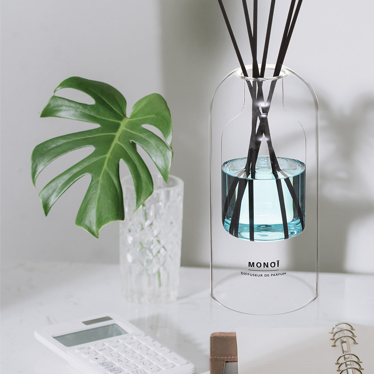 Fragrance stick diffuser with gardenia aroma, 150ml