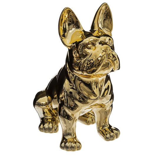 Decorative figure - Golden dog, H22.5cm