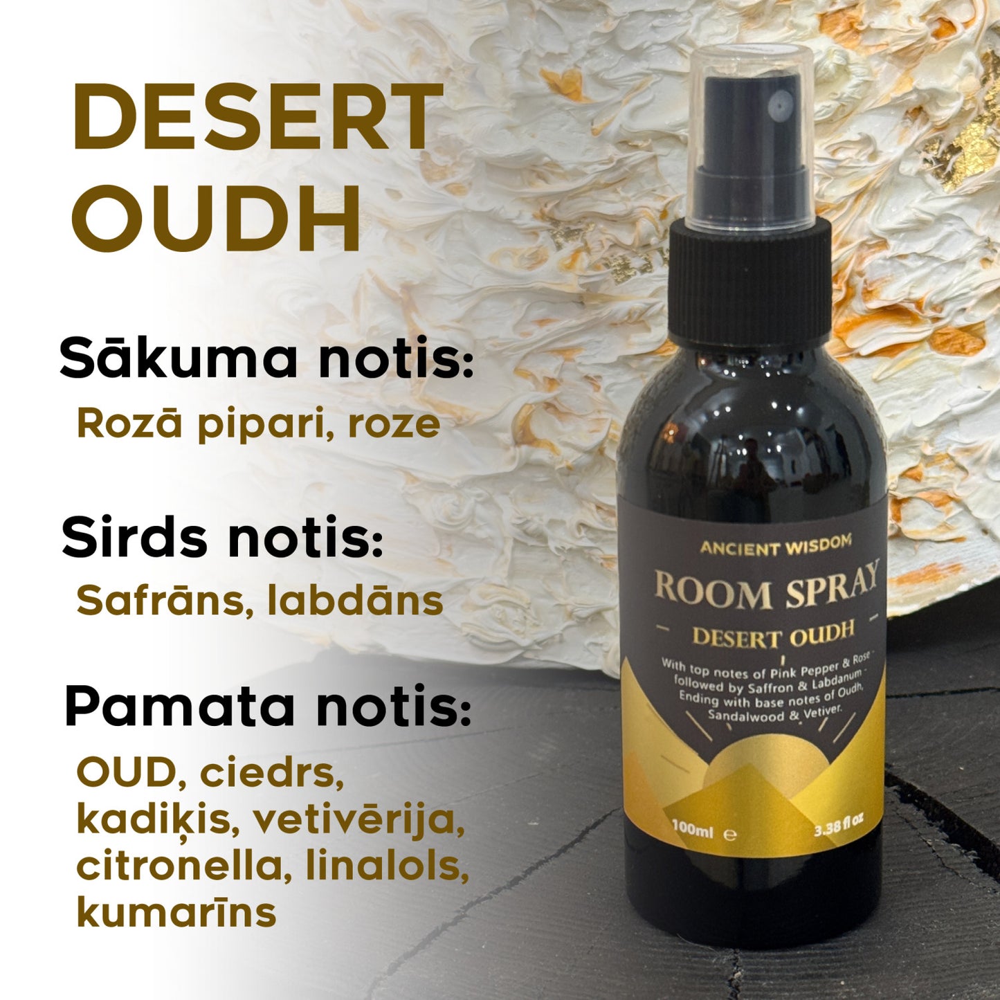 Mājas smaržas - Desert Oudh