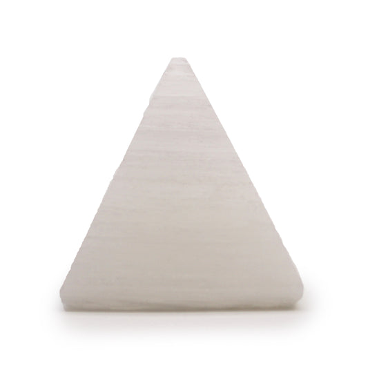 Selenite crystal pyramid