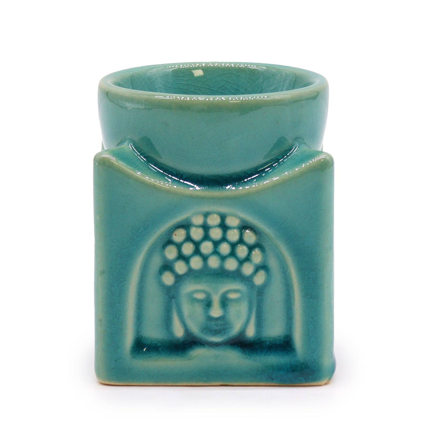 Essential oil candle holder - Turquoise blue