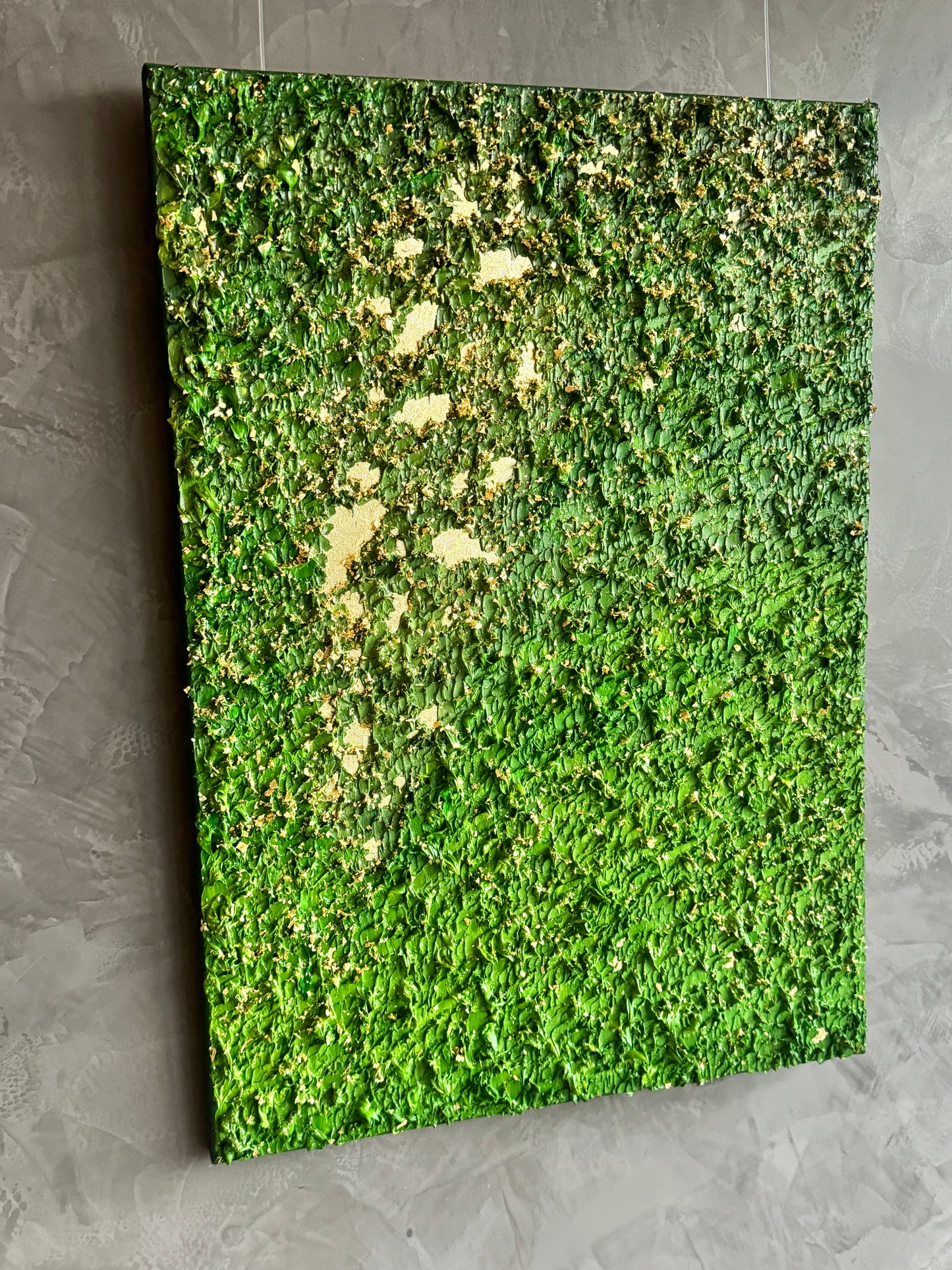 “Pine green” - eļļas glezna, 50x70cm