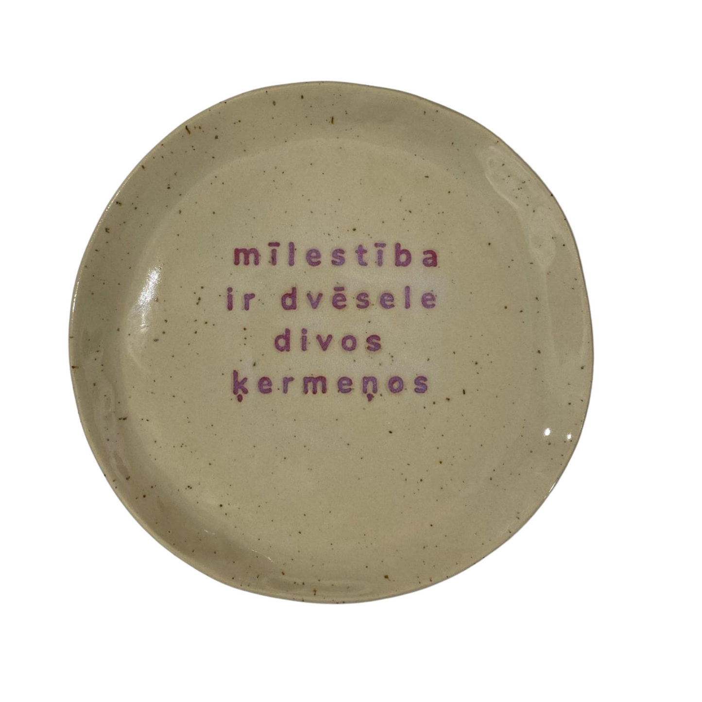 Šķīvis - mīlestība ir dvēsele divos ķermeņos, D20cm