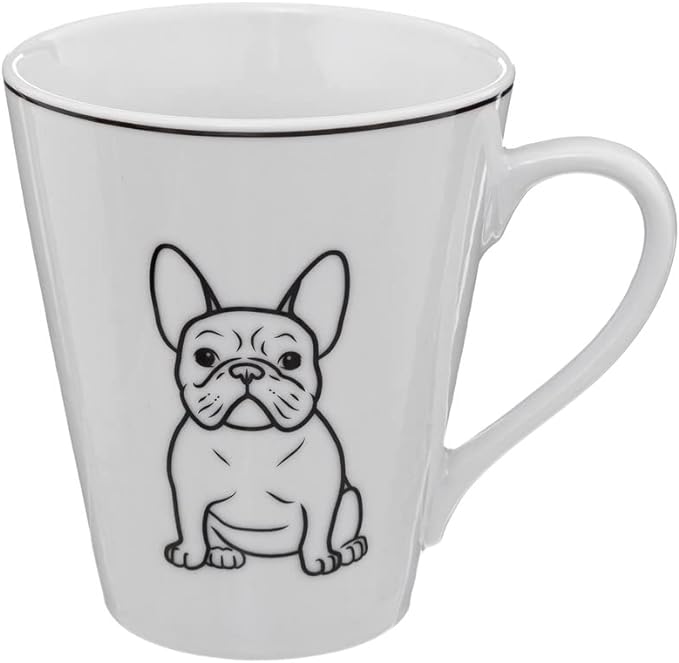 Ceramic mug - French bulldog, 2 types