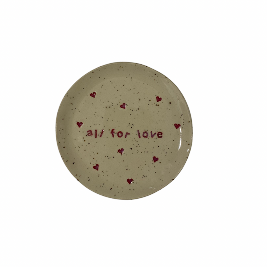 Šķīvis - all for love, D15cm