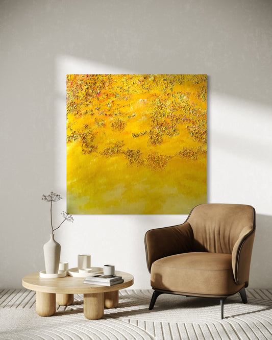 “Ikigai” - eļļas glezna, 120x120cm