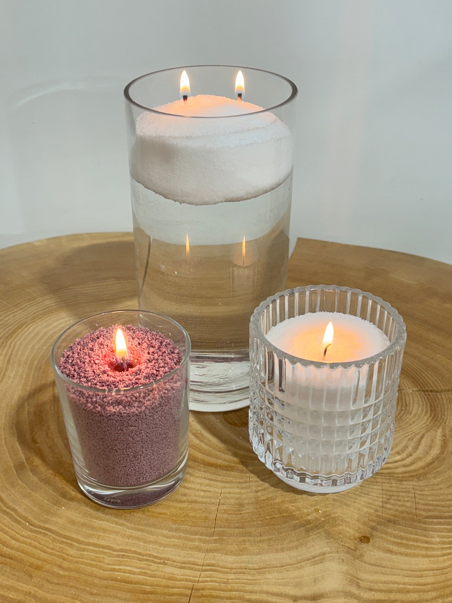 Glass container - candlestick