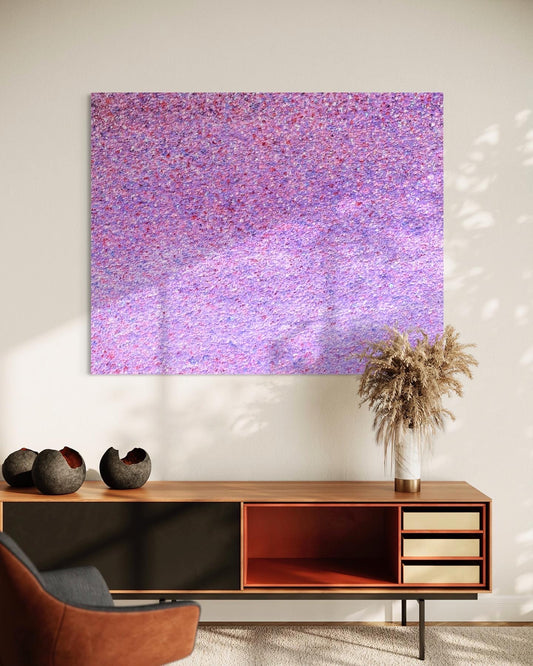 "Purple rain" - eļļas glezna, 120x150cm