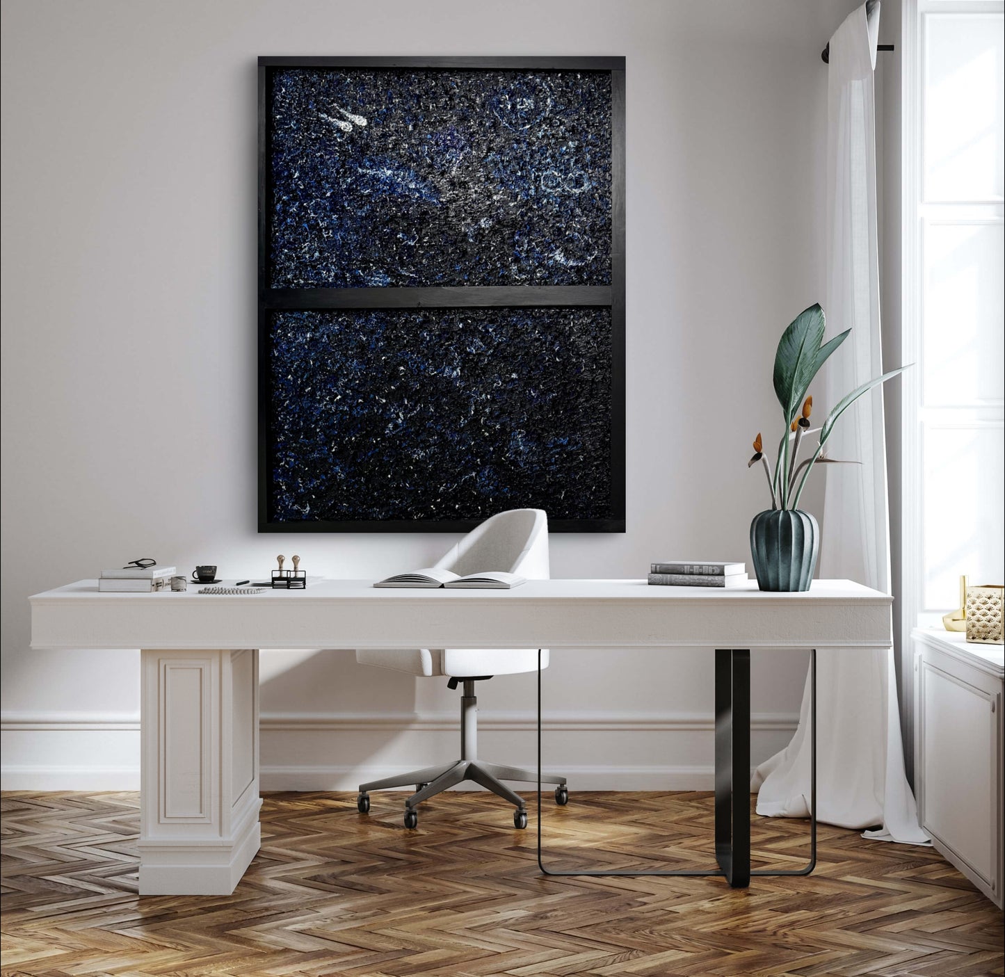 "Galaxy" - oil painting, 110x144cm