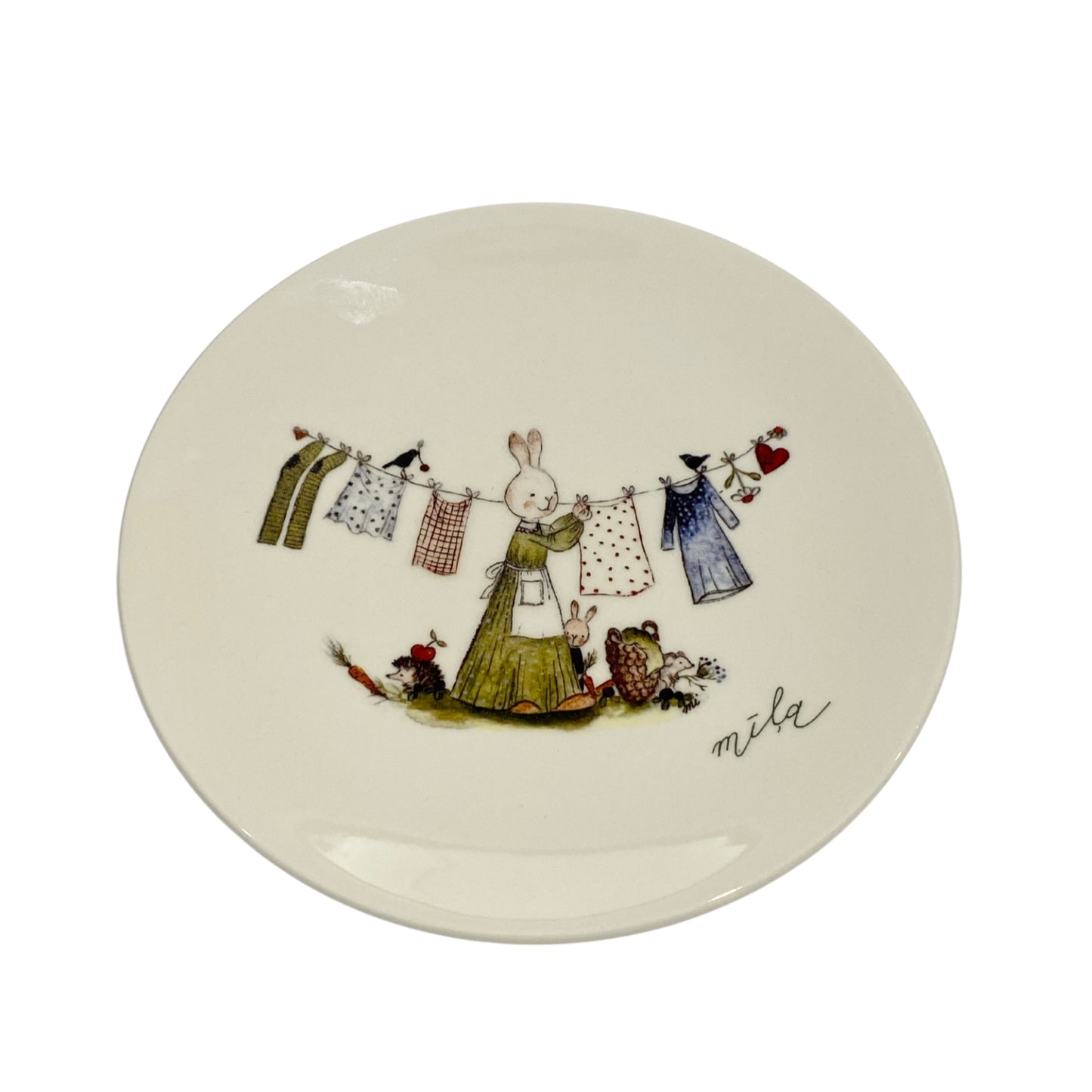 Porcelāna šķīvis - Mīļa, D25cm