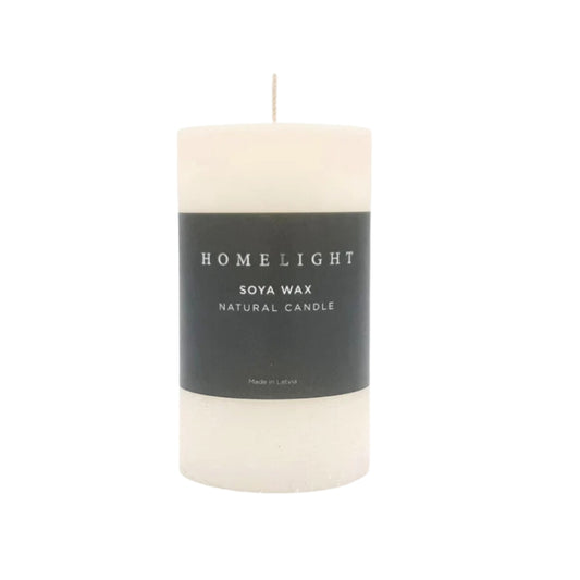 "Homelight" soy wax candle H12cm, beige