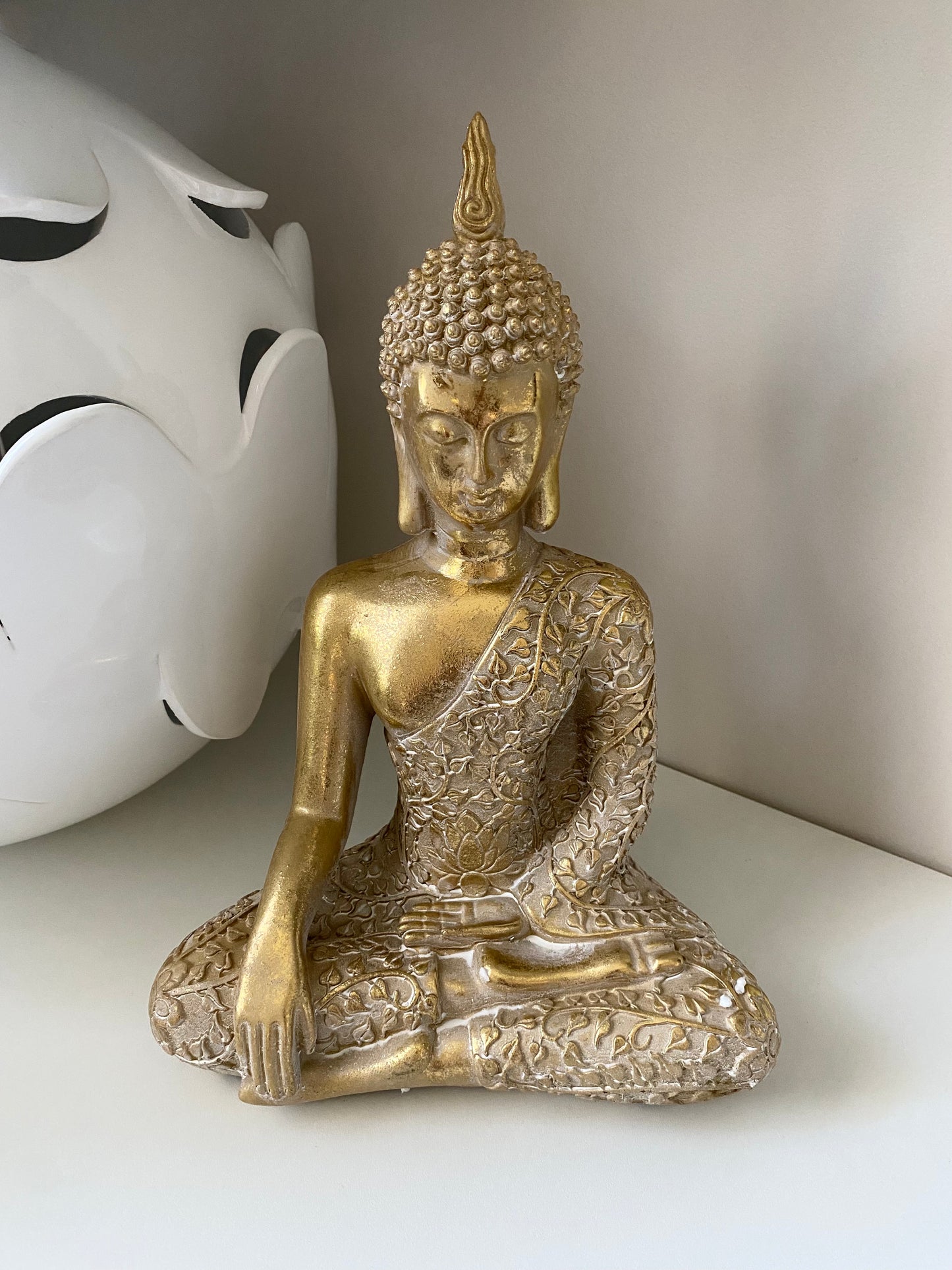 Декор для интерьера - Золотой Будда, H31см