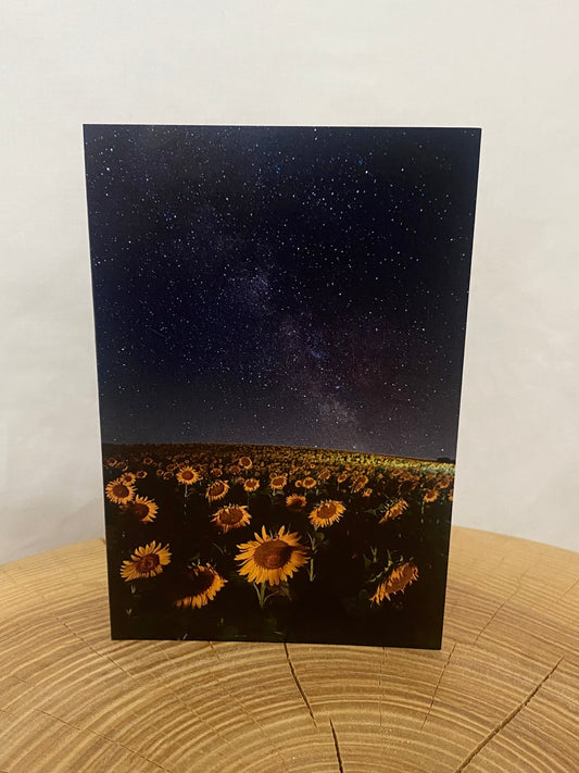  Greeting card - Sunflowers