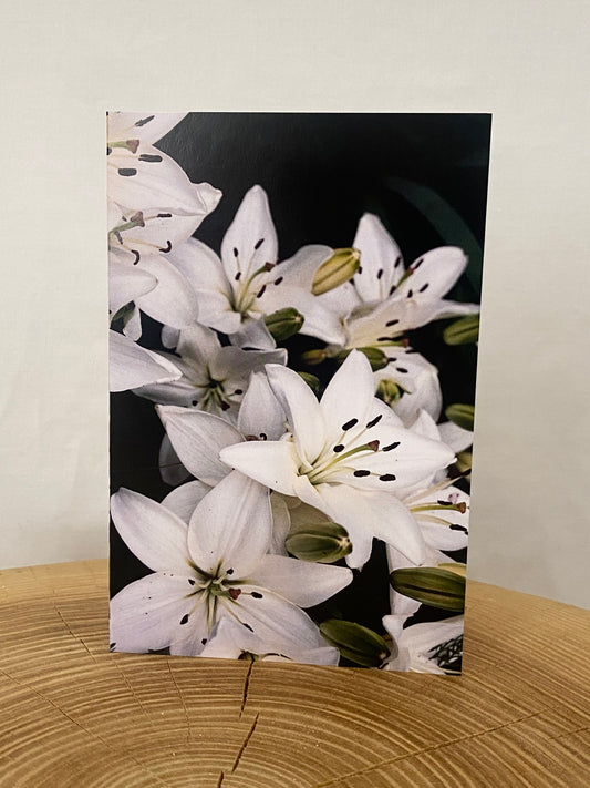 Greeting card - Lilies