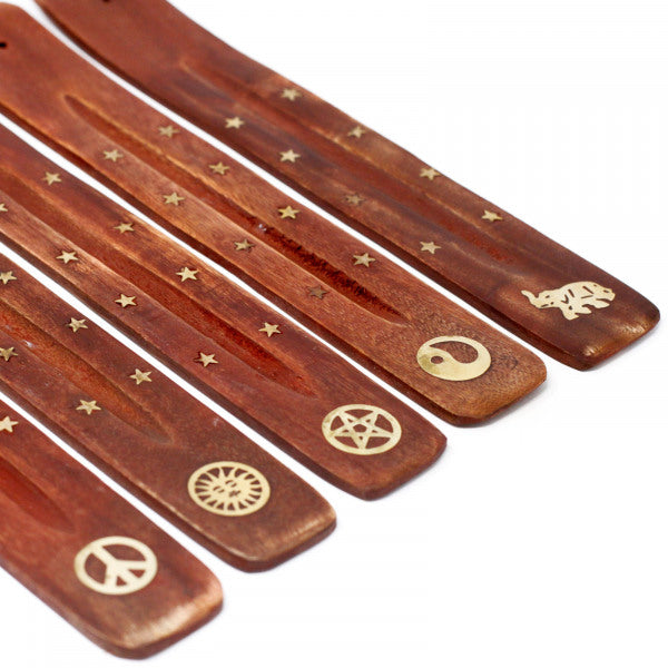 Wooden incense stick holders