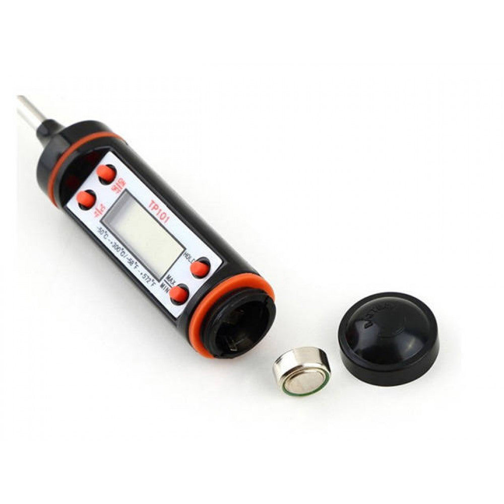 LCD digital kitchen thermometer for meat, liquids