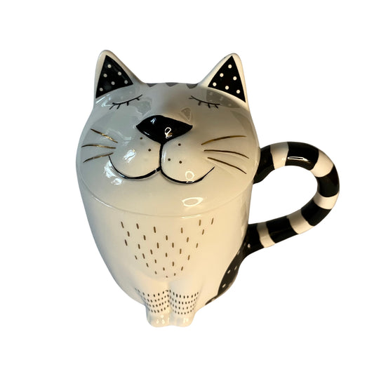 Keramikas krūze - kaķis, 300ml