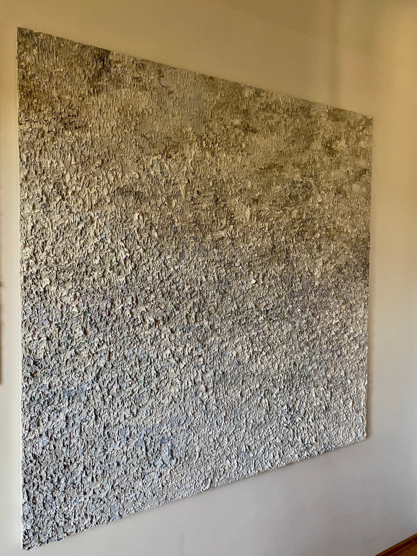"Harbor Gray" - eļļas glezna, 150x150cm