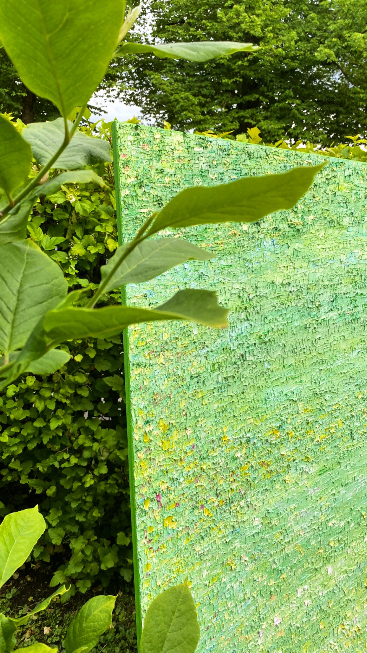 GREEN TEXTURED PAINTING - arteoshome