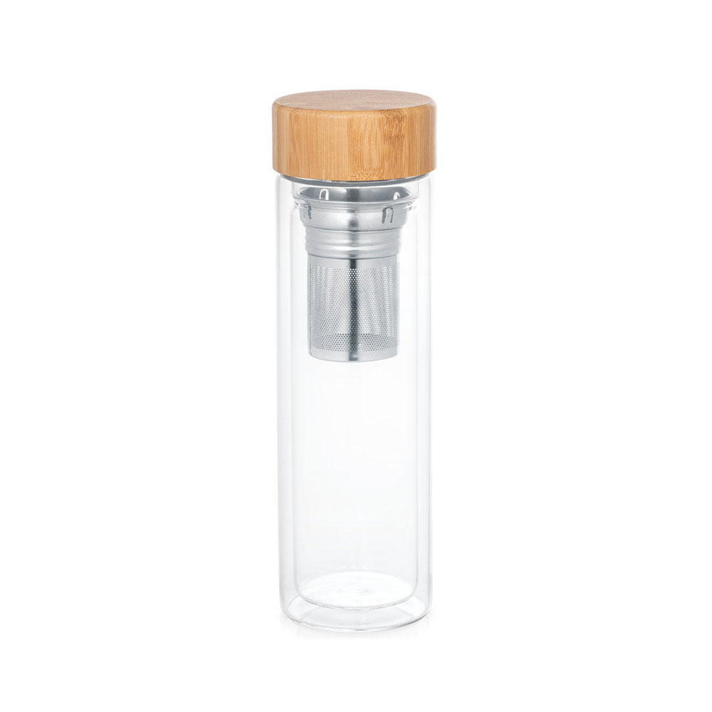 Double glass thermos for tea, 400ml